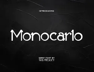 MonocarloDemo font