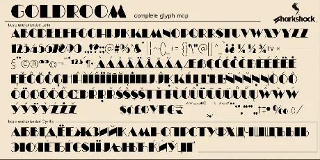 Goldroom font