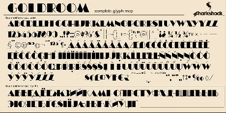 Goldroom font