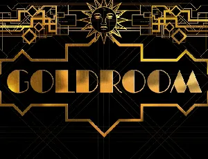 Goldroom font