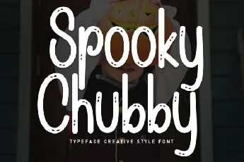 Spooky Chubby Display font