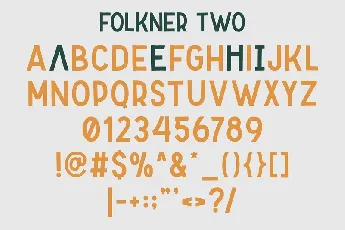 Folkner Display Vintage font