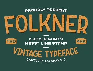 Folkner Display Vintage font