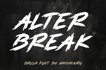 ALTERBREAK font