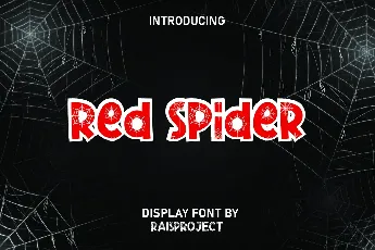 Red Spider Demo font