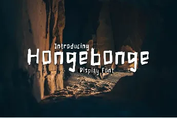 Hongebonge - Demo font