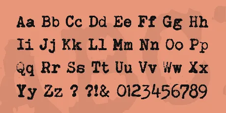 Brother Deluxe 1350 Font