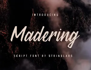 Madering font