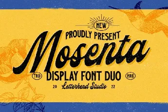 Mosenta font