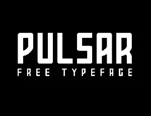 Pulsar Free font