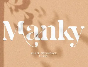 Manky Typeface font