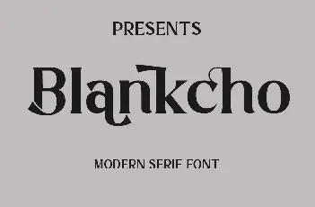 Blankcho font