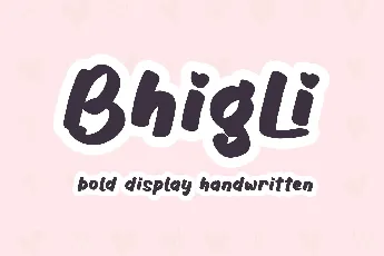 Bhigli font