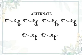 General Calligraphy font