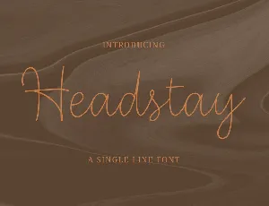 Headstay font