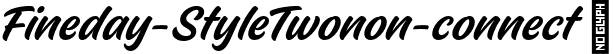 Fineday-StyleTwonon-connect  font | Fineday-StyleTwonon-connect.ttf