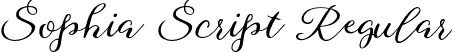 Sophia Script Regular font | Sophia Script Free Demo.otf