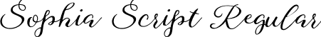 Sophia Script Regular font | Sophia Script Free Demo.ttf