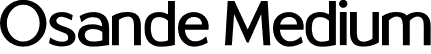 Osande Medium font | Osande - Medium.otf