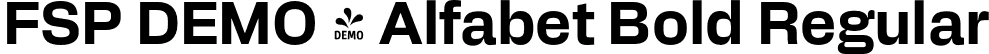 FSP DEMO - Alfabet Bold Regular font | Fontspring-DEMO-alfabet-bold.otf