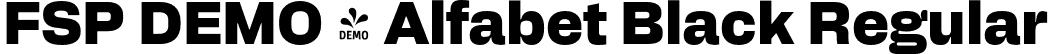 FSP DEMO - Alfabet Black Regular font | Fontspring-DEMO-alfabet-black.otf