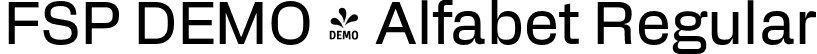 FSP DEMO - Alfabet Regular font | Fontspring-DEMO-alfabet-regular.otf