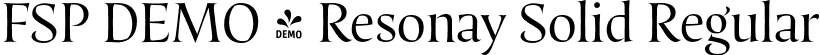 FSP DEMO - Resonay Solid Regular font | Fontspring-DEMO-resonaysolid-regular.otf