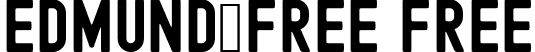 Edmund-Free Free font | Edmund-Free.ttf