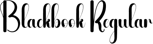 Blackbook Regular font | Blackbook.otf