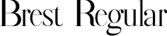 Brest Regular font | Brest.otf