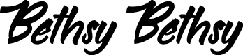 Bethsy Bethsy font | Bethsy.ttf