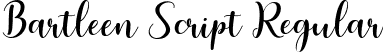 Bartleen Script Regular font | Bartleen Script.ttf