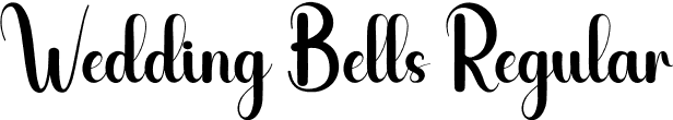 Wedding Bells Regular font | Wedding-Bells.otf