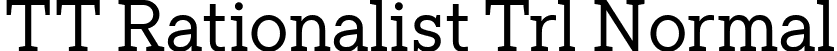 TT Rationalist Trl Normal font | TT-Rationalist-Trial-Normal.ttf