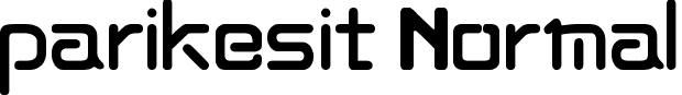 parikesit Normal font | Parikesit.otf