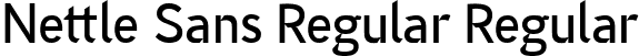 Nettle Sans Regular Regular font | Nettle Sans Regular.ttf