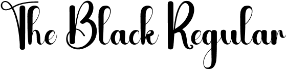 The Black Regular font | The-Black.otf