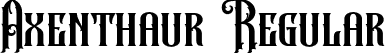 Axenthaur Regular font | Axenthaur.otf