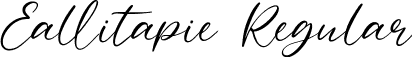 Eallitapie Regular font | Eallitapie Regular.ttf