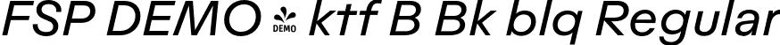 FSP DEMO - ktf B Bk blq Regular font | Fontspring-DEMO-aktifob-bookoblique.otf