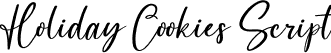 Holiday Cookies Script font | HolidayCookies-Script.otf