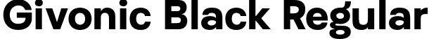 Givonic Black Regular font | Givonic-Black.otf