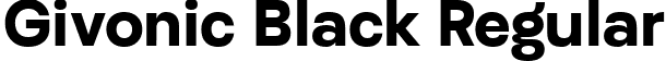 Givonic Black Regular font | Givonic-Black.ttf