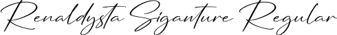 Renaldysta Siganture Regular font | Renaldysta Siganture.ttf