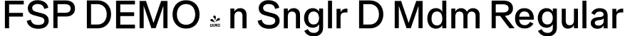 FSP DEMO - n Snglr D Mdm Regular font | Fontspring-DEMO-neuesingular-d-medium.otf