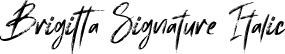 Brigitta Signature Italic font | BrigittaSignature-Italic.otf