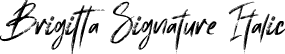 Brigitta Signature Italic font | BrigittaSignature-Italic.ttf