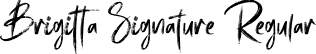 Brigitta Signature Regular font | BrigittaSignature.ttf