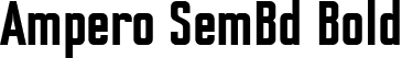 Ampero SemBd Bold font | Ampero-Bold.ttf