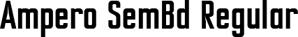 Ampero SemBd Regular font | Ampero-SemiBold.ttf